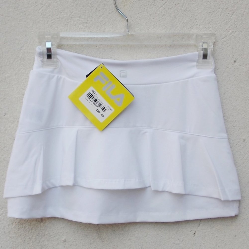 Fila White Tennis Skirt / Skort in Girl's Medium